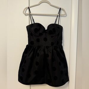 Victoria Secret velvet polkadot dress